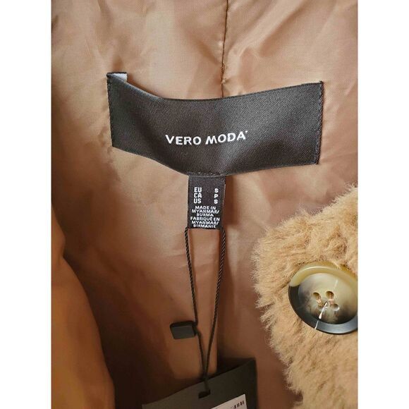 Vero Moda Faux Fur Short Teddy Jackets size Small - Picture 6 of 8